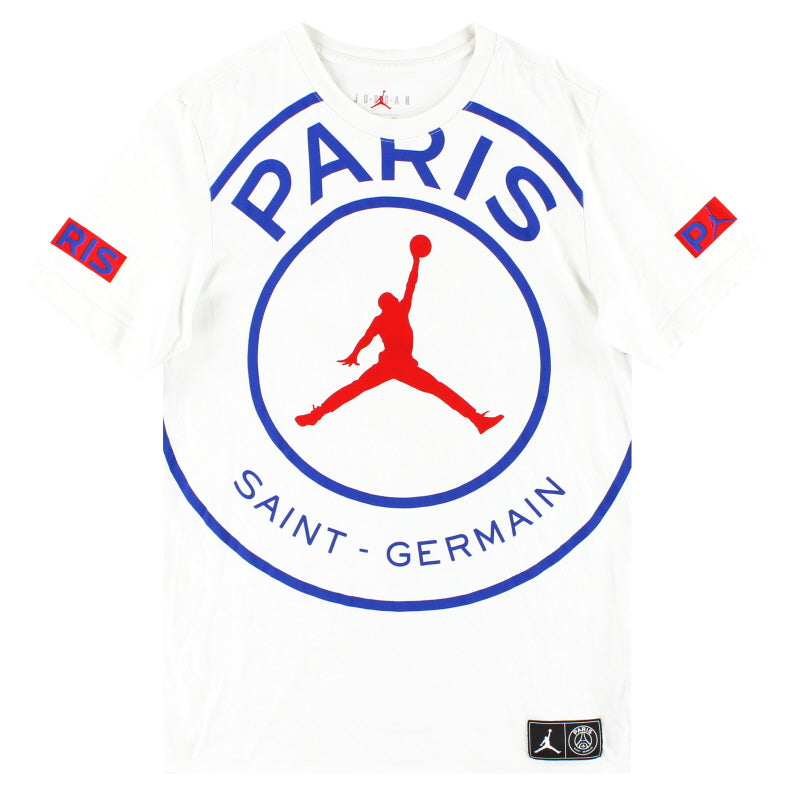 2020-21 Jordan x Paris Saint-Germain Logo-T-Shirt S