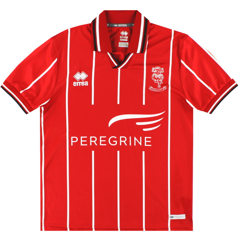2020-21 Lincoln City Errea Heimtrikot *Neuwertig* XXXL