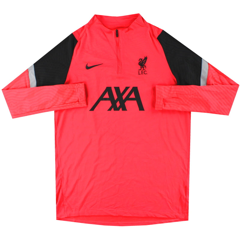 2020-21 Liverpool Nike 1/4 Reißverschluss Drill Top L
