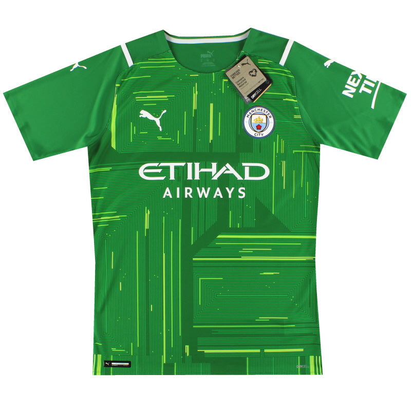 2021-22 Manchester City Puma Torwarttrikot Player Issue *mit Etikett* XL