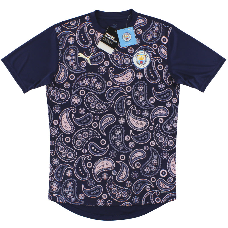 2020-21 Manchester City Puma Pre-Match Trikot *BNIB* S