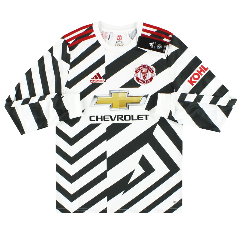 2020-21 Manchester United adidas Third Trikot L/S *mit Etiketten* XL.Jungen
