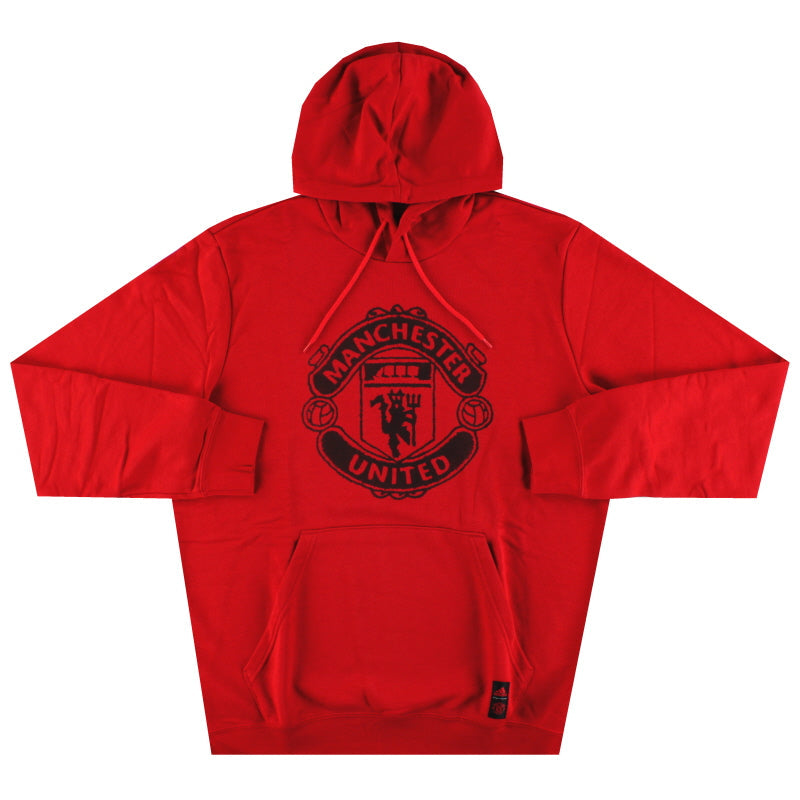 2020-21 Manchester United adidas DNA Hoodie *Neuwertig* L
