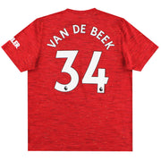 2020-21 Manchester United adidas Heimtrikot Van De Beek #34 XL