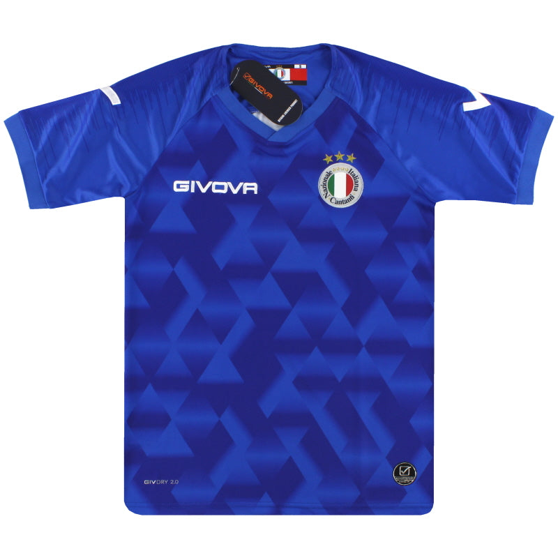 2020-21 Italienische Nationalmannschaft Sänger Givova Heimtrikot *BNIB* S
