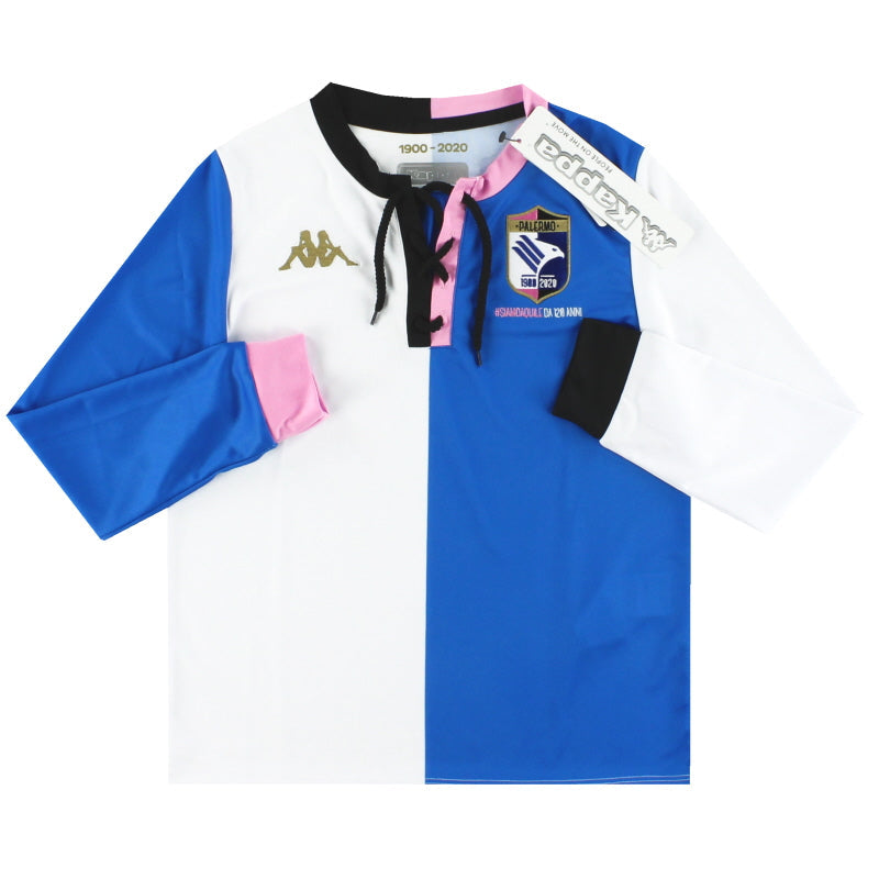 2020-21 Palermo Kappa Kombat '120 Jahre' Drittes Trikot L/S *BNIB* Jugend