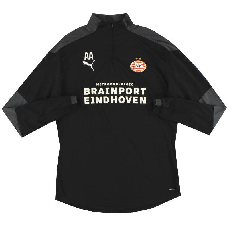 2020-21 PSV Eindhoven Puma 1/4 Zip Player Issue Trainingsoberteil 'AA' XL