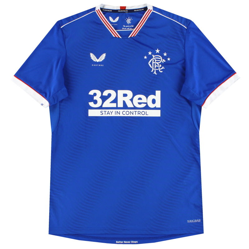 2020-21 Rangers Castore Heimtrikot XL