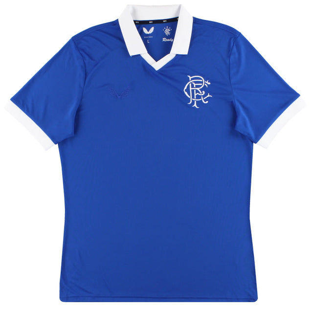 2020-21 Rangers Castore Retro Home Shirt *As New* XXL