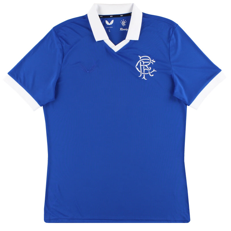 2020-21 Rangers Castore Retro Heimtrikot *Neuwertig* M
