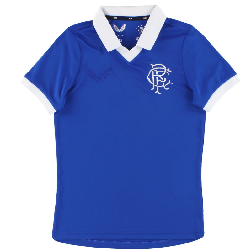 2020-21 Rangers Castore Retro Heimtrikot *Neuwertig* M.Jungen