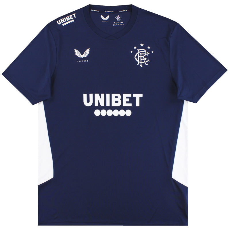 2020-21 Rangers Castore Trainingsshirt *Neuwertig* XXXL
