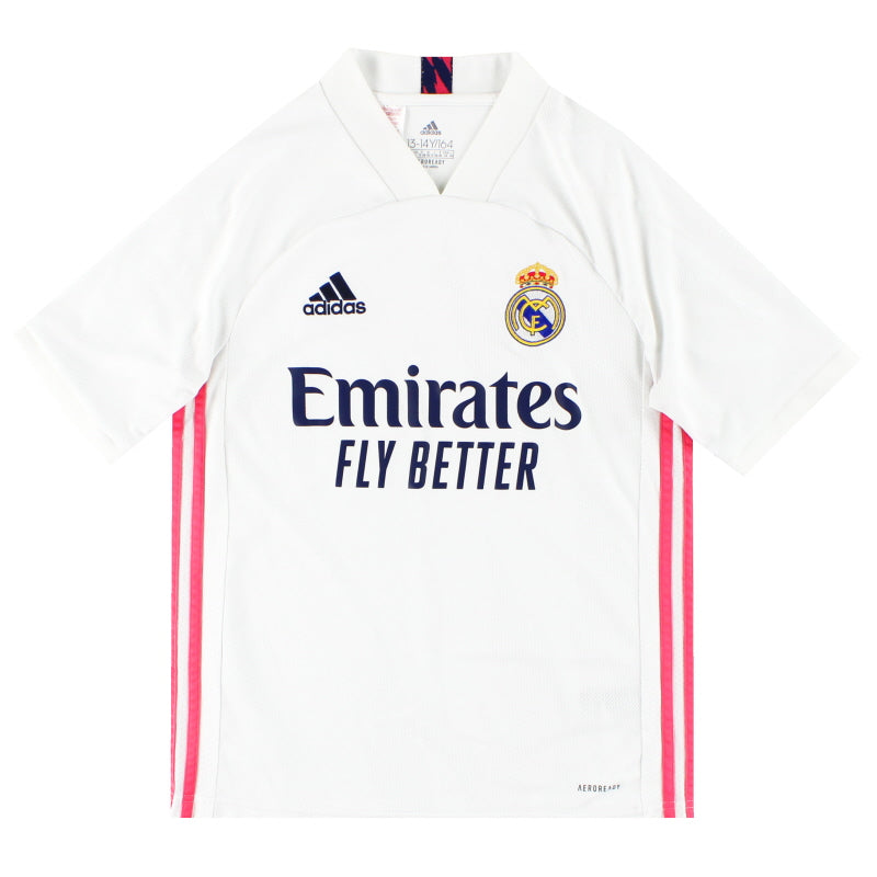 2020-21 Real Madrid adidas Heimtrikot Jungen L
