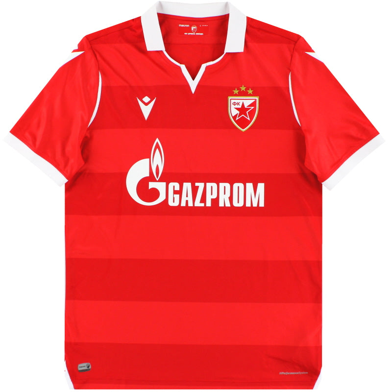 2020-21 Roter Stern Belgrad Macron Drittes Trikot *Neuwertig* L