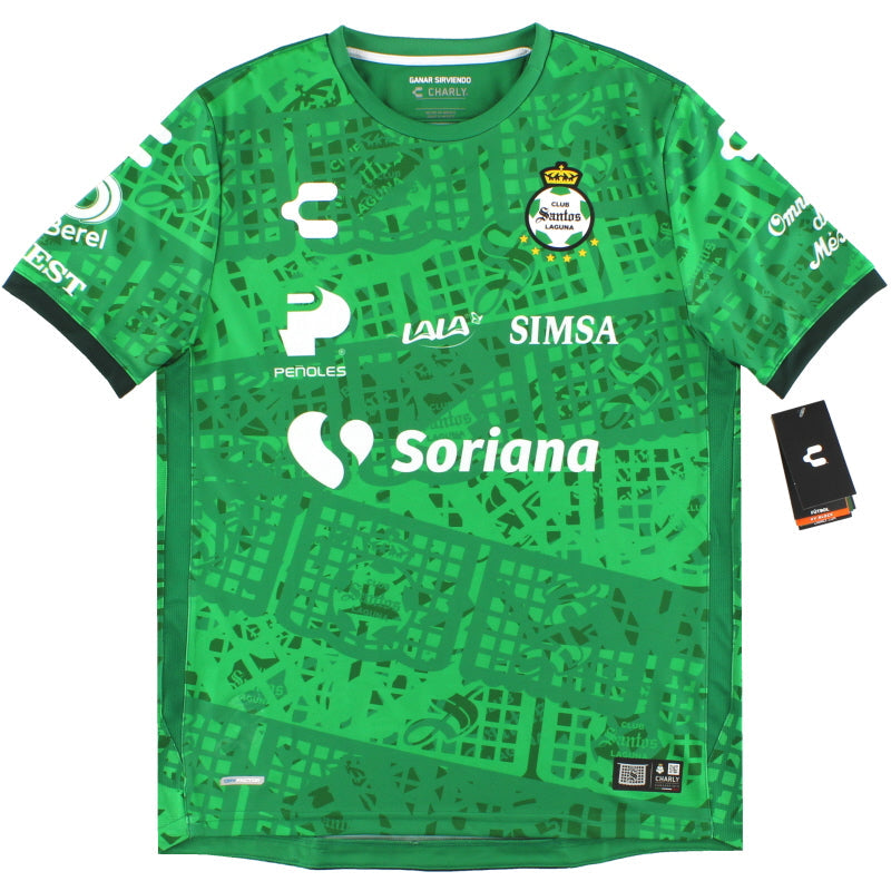 2020-21 Santos Laguna Charly Drittes Trikot *mit Etiketten* M