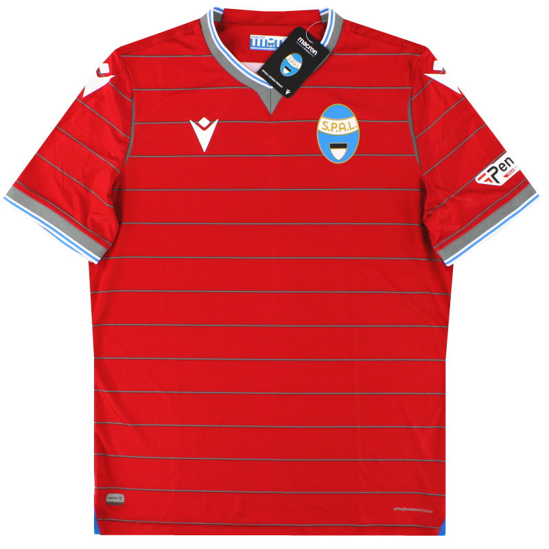 2020-21 SPAL Macron Auswärtstrikot *m. Etiketten* L