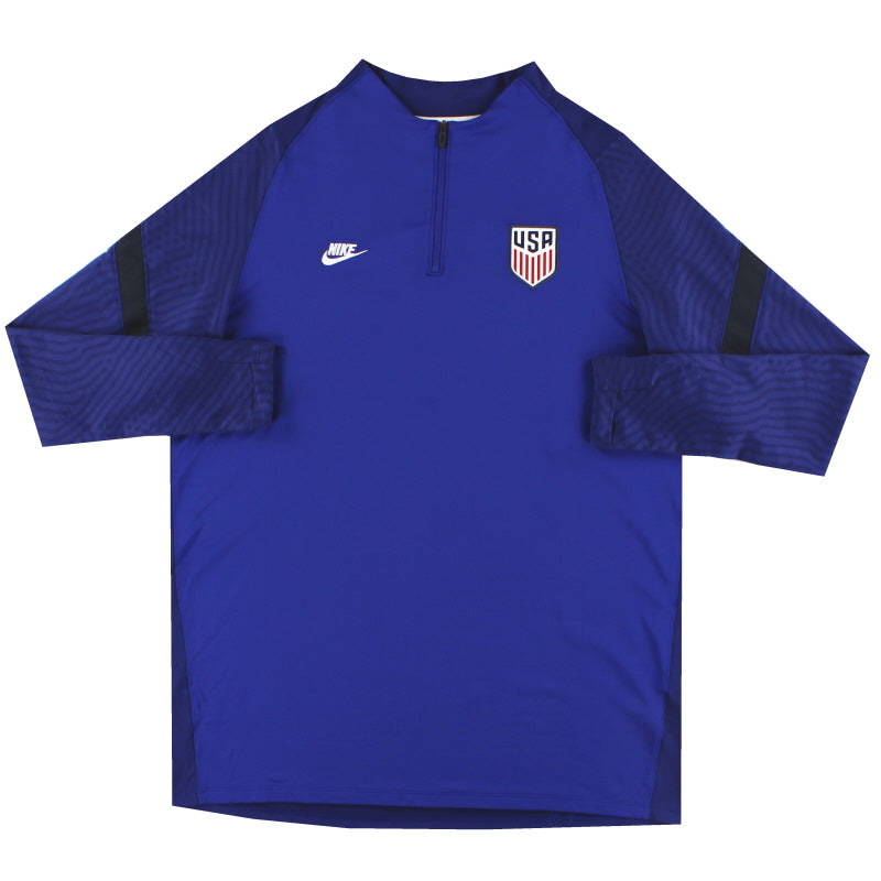 2020-21 USA Nike 1/4 Zip Trainingsoberteil XL