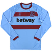 2020-21 West Ham Umbro '125 Years' Auswärtstrikot Langarm S