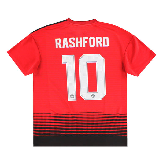 2018-19 Manchester United adidas Home Shirt Rashford #10 L