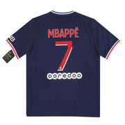 2020-21 Paris Saint-Germain Nike Heimtrikot MBappe #7 *mit Etiketten* M