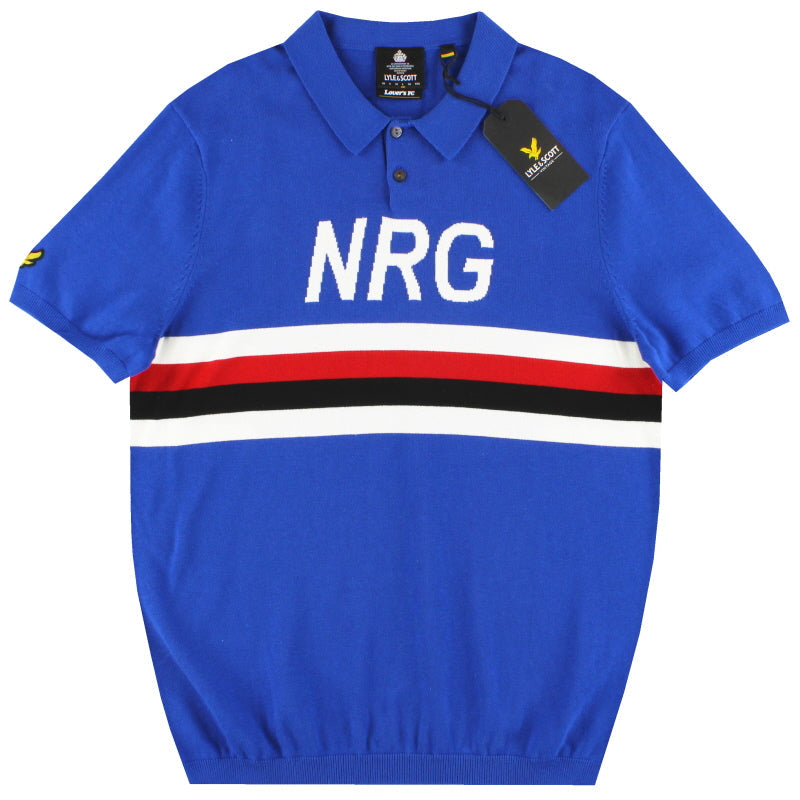2020 Lyle and Scott x Lovers FC Sampdoria Bruststreifen-Polo *OVP* XS