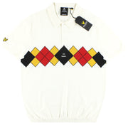 2020 Lyle and Scott x Lovers FC Belgien Argyle Streifen Polo *BNIB* S
