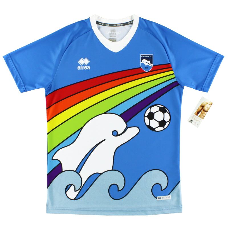 2020 Pescara Errea Sonderausgabe Regenbogen Trikot *NEU IN OVP* M