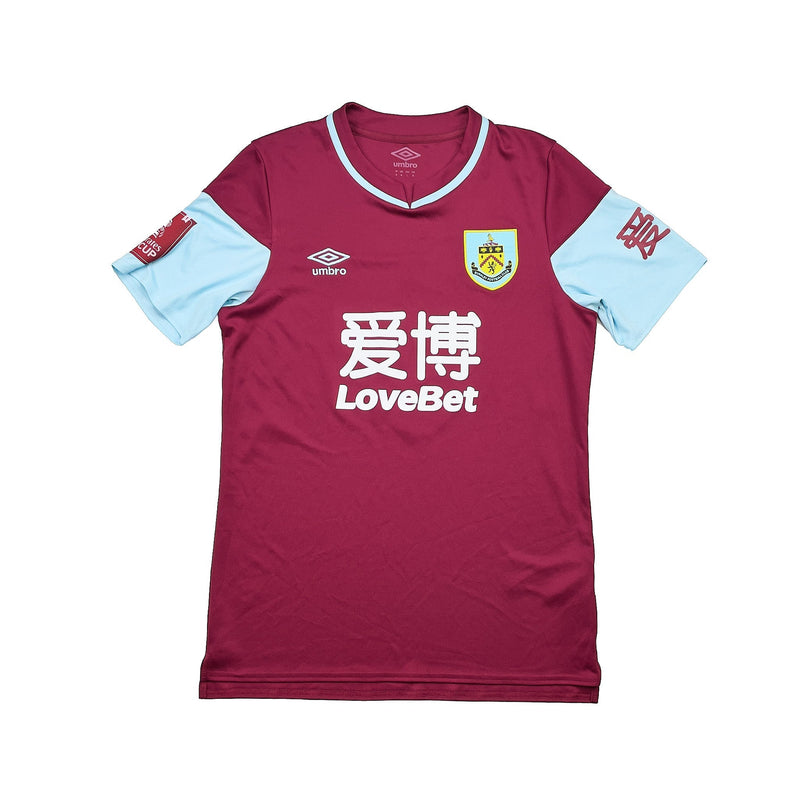 2020/21 Burnley Mee #6 *Match Issue* Fa Cup Home Shirt (M) Umbro