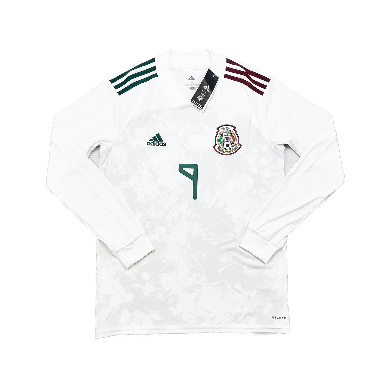 2020/21 Mexico Raul #9 *Bnwt* L/S Away Shirt (M) Adidas