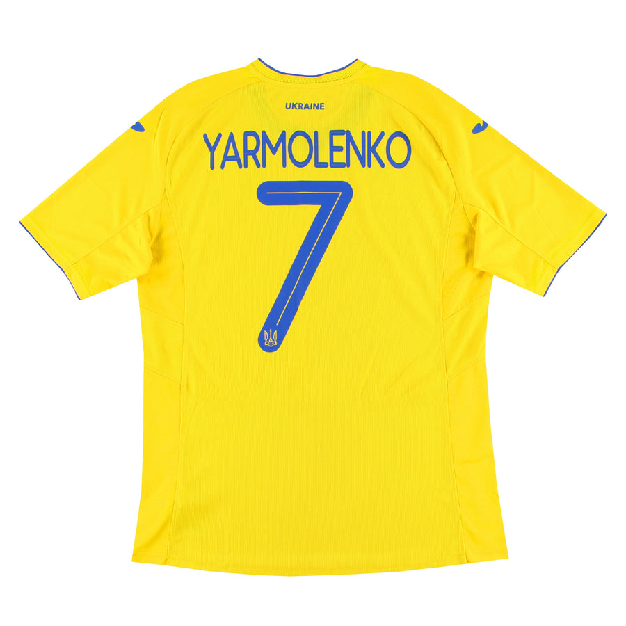2020 Ukraine Joma Home Shirt Yarmolenko #7 L
