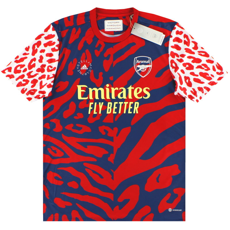 2021-22 Arsenal x adidas By Stella McCartney Pre-Match-Trikot *OVP*