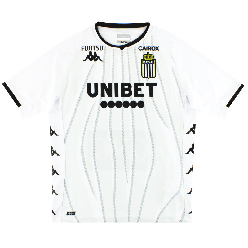 2021-22 Charleroi Kappa Kombat Auswärtstrikot *Neuwertig* M