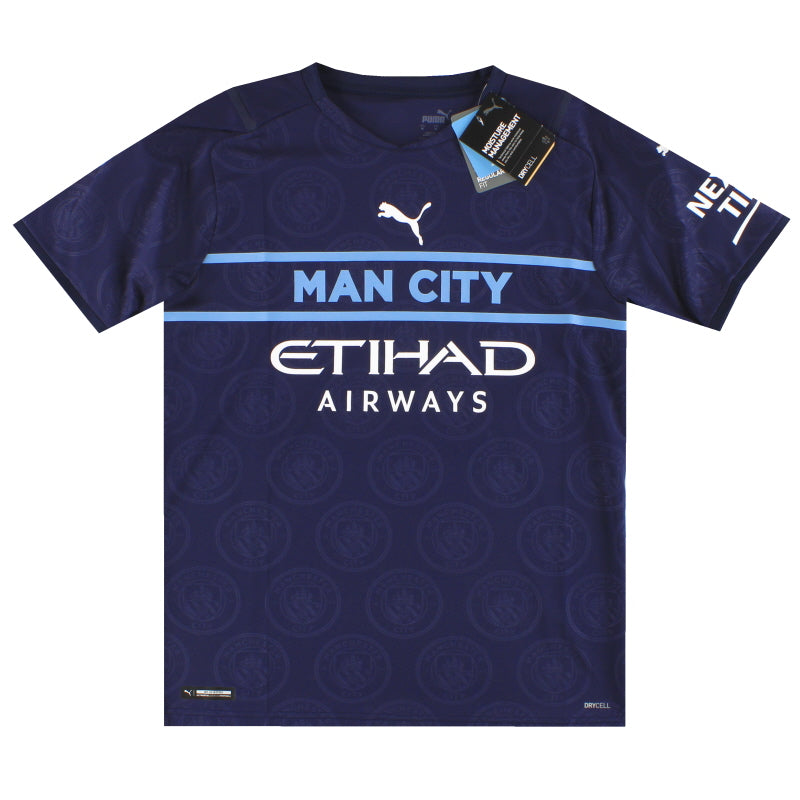 2021-22 Manchester City Puma Auswärtstrikot *m. Etiketten* M