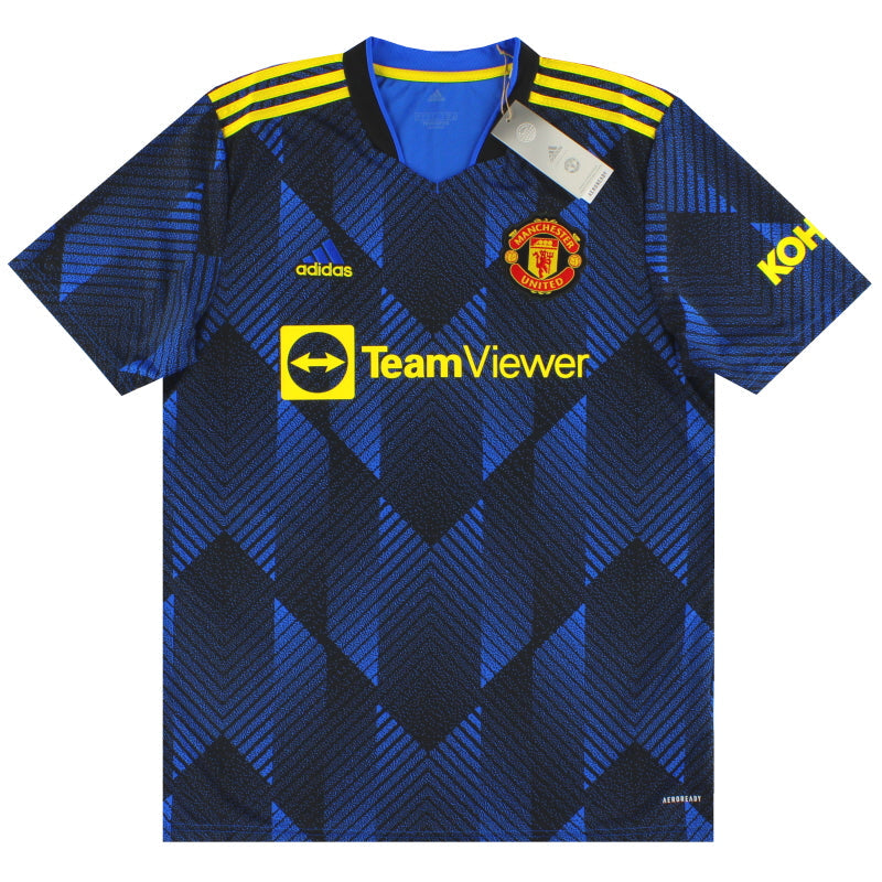 2021-22 Manchester United adidas Ausweichtrikot *m. Etiketten* S