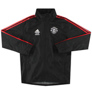 2021-22 Manchester United adidas Staff Ausgabe "Club Media" Regenjacke M