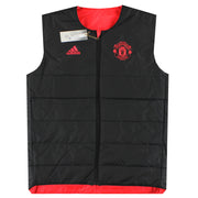 2021-22 Manchester United adidas Wende-Steppweste *mit Etikett* S