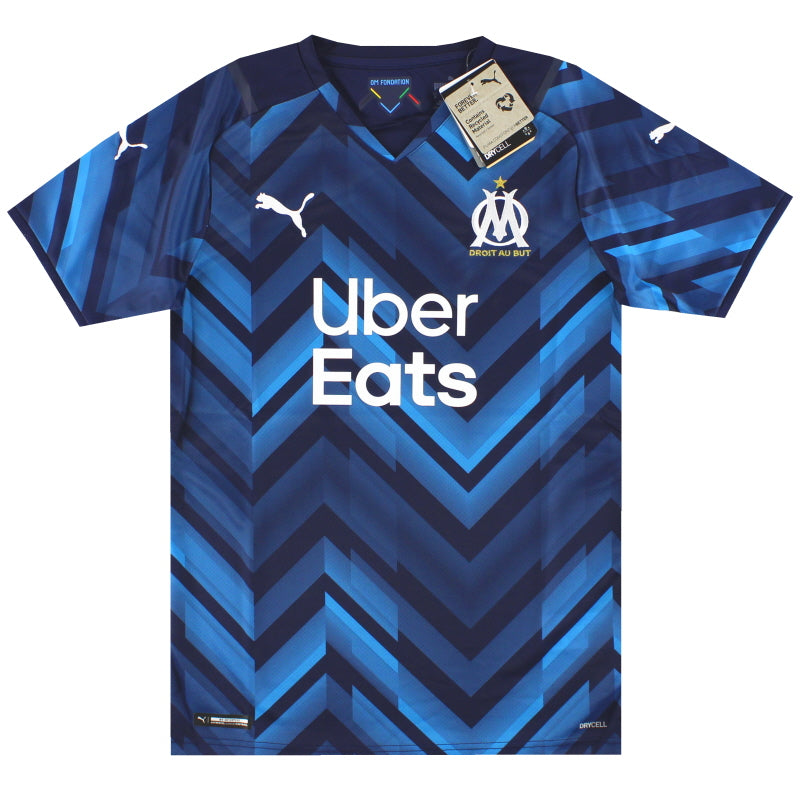 2021-22 Marseille Puma Auswärtstrikot *m. Etiketten* S