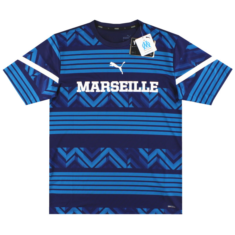 2021-22 Marseille Puma Pre-Match-Trikot *BNIB* M