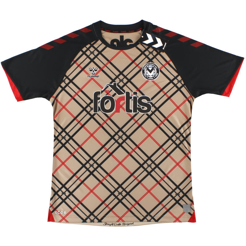 2021-22 Newport County Hummel Auswärtstrikot *BNIB* S