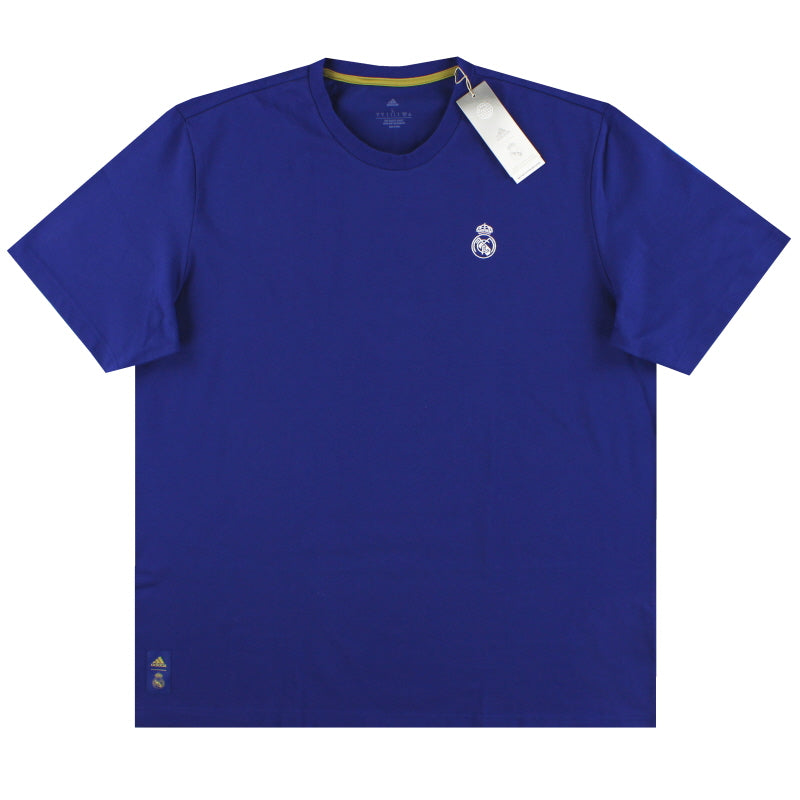 2021-22 Real Madrid adidas Q2 HC T-Shirt *Neu mit Etikett* XS