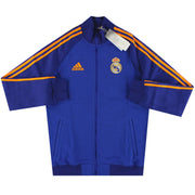 2021-22 Real Madrid adidas Trio Anthem Jacke *NEU* Jugend XS