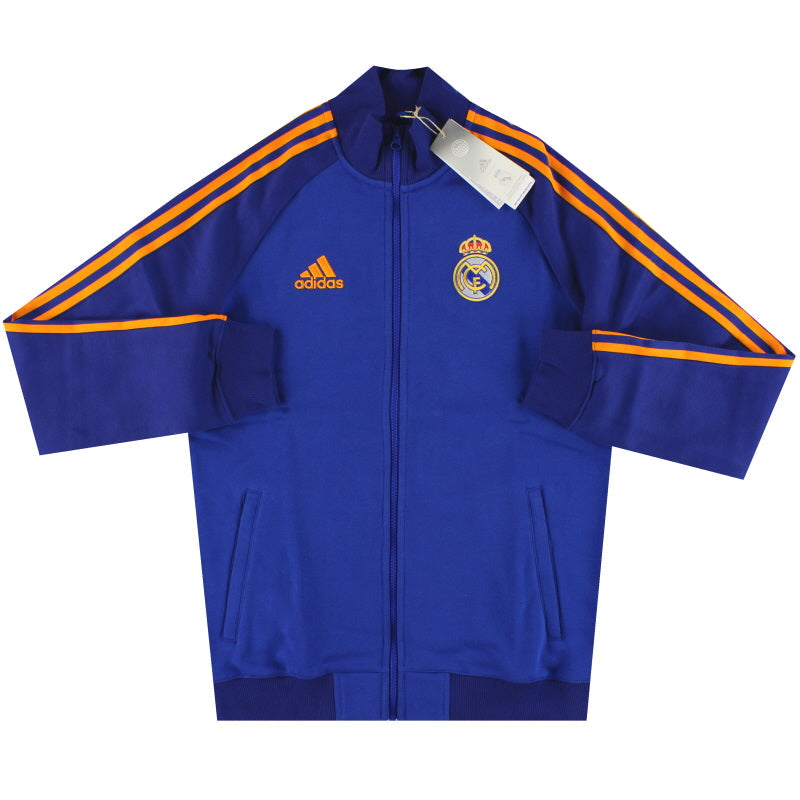 2021-22 Real Madrid adidas Trio Anthem Jacke *NEU* Jugend XS