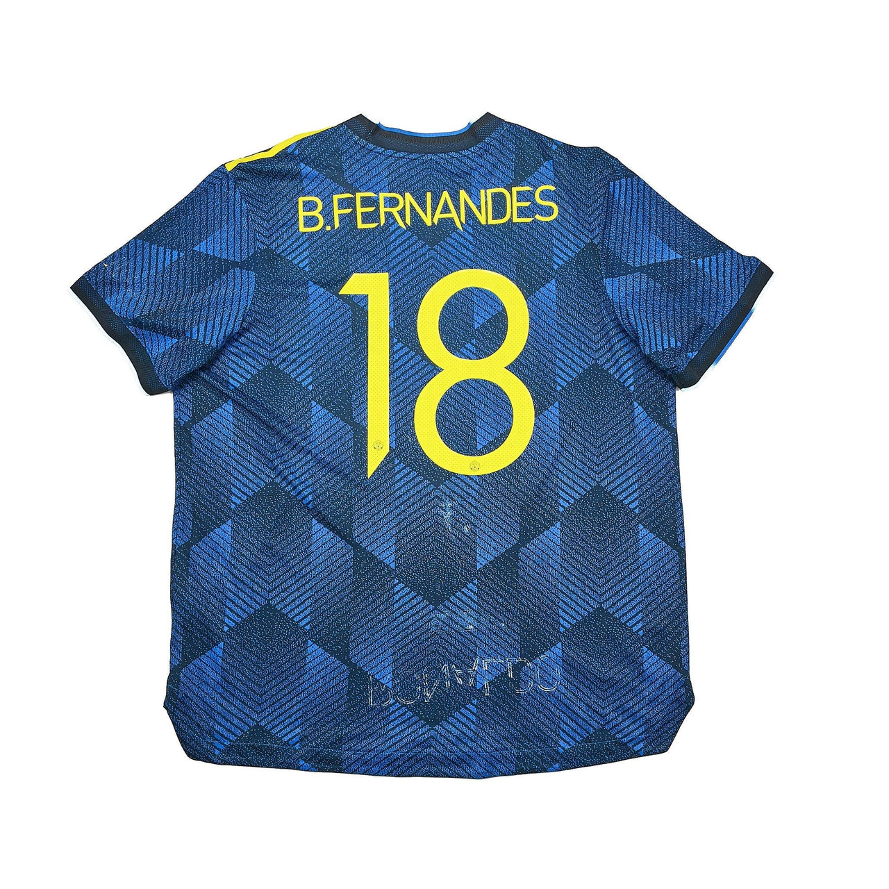 2021/22 MANCHESTER UNITED B.FERNANDES #18 *AUTHENTIC* THIRD SHIRT (XXL) ADIDAS