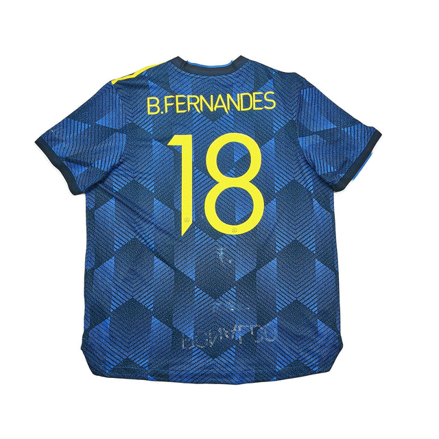 2021/22 MANCHESTER UNITED B.FERNANDES #18 *AUTHENTIC* THIRD SHIRT (XXL) ADIDAS