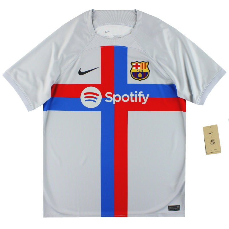 2022-23 Barcelona Nike Auswärtstrikot *m. Etiketten* M