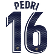 2022-23 Barcelona Pedri #16 Auswärts Name Set *BNIB* L