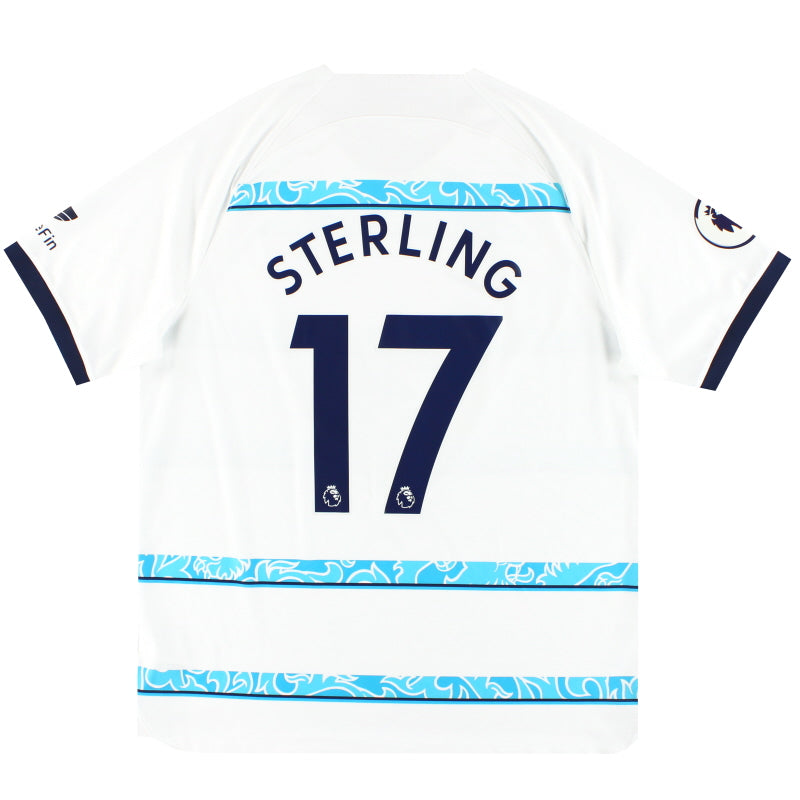 2022-23 Chelsea Nike Auswärtstrikot Sterling #17 *Neuwertig* XL