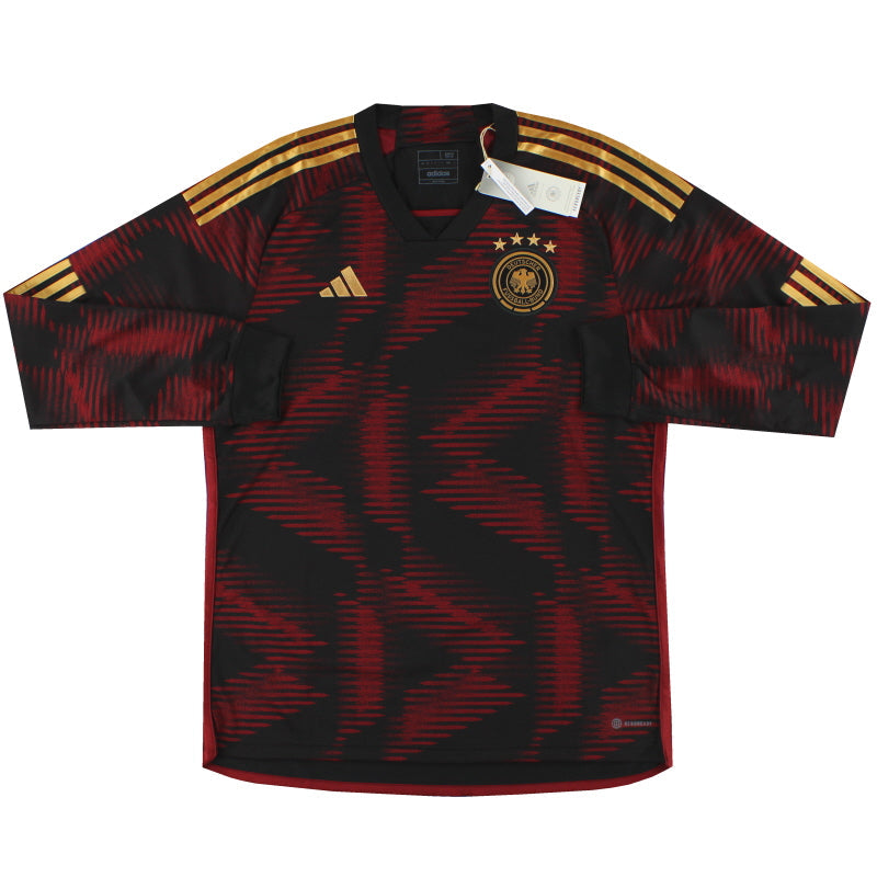 2022-23 Deutschland adidas Auswärtstrikot Langarm *mit Etiketten*