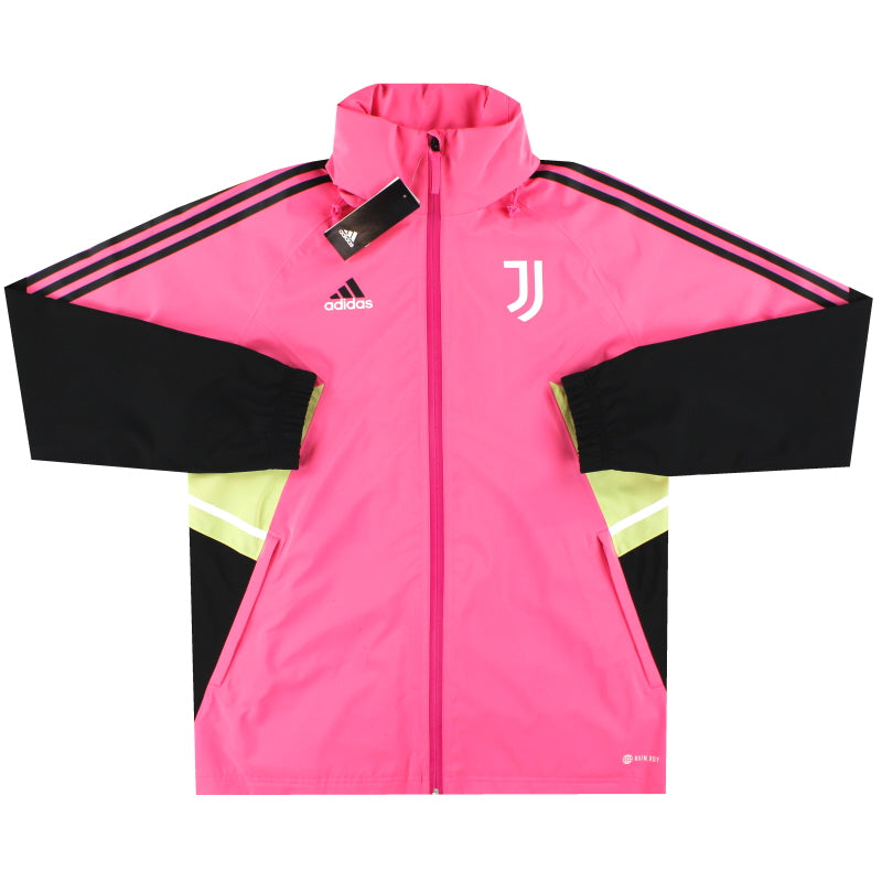 2022-23 Juventus adidas SAMPLE Regenjacke *mit Etiketten* M