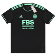 2022-23 Leicester adidas Auswärtstrikot *Neu mit Etikett* XXL